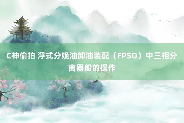 C神偷拍 浮式分娩油卸油装配（FPSO）中三相分离器船的操作