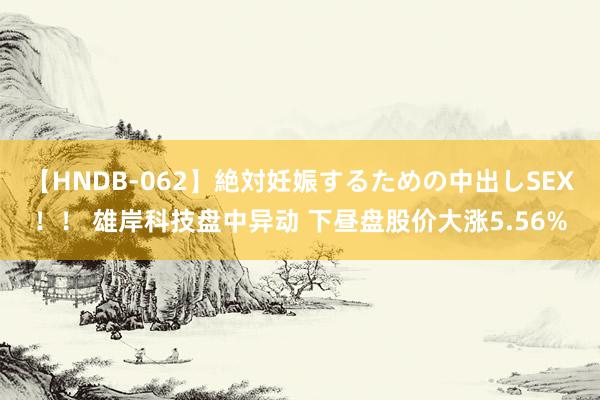 【HNDB-062】絶対妊娠するための中出しSEX！！ 雄岸科技盘中异动 下昼盘股价大涨5.56%