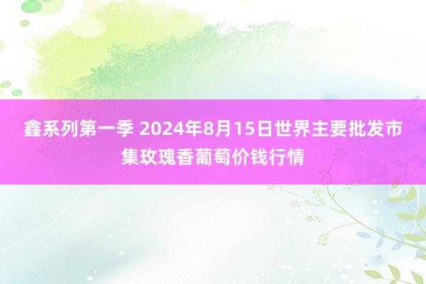 鑫系列第一季 2024年8月15日世界主要批发市集玫瑰香葡萄价钱行情