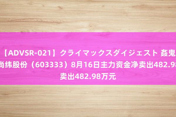 【ADVSR-021】クライマックスダイジェスト 姦鬼 ’10 尚纬股份（603333）8月16日主力资金净卖出482.98万元